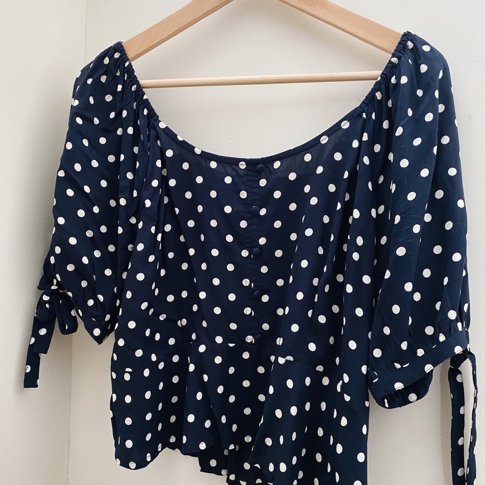 J.Crew off the shoulder blouse